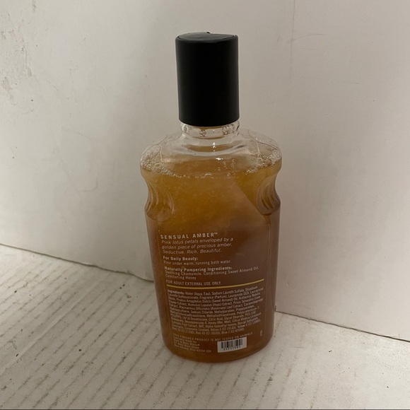 Bath Body Work Pleasures SENSUAL AMBER Bubble Bath - Picture 3 of 3